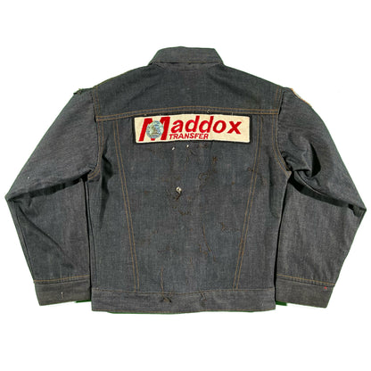 70s Levi's Patched Dark Wash Denim Jacket- XXS