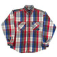 80s FiveBrother Cotton Flannel- L