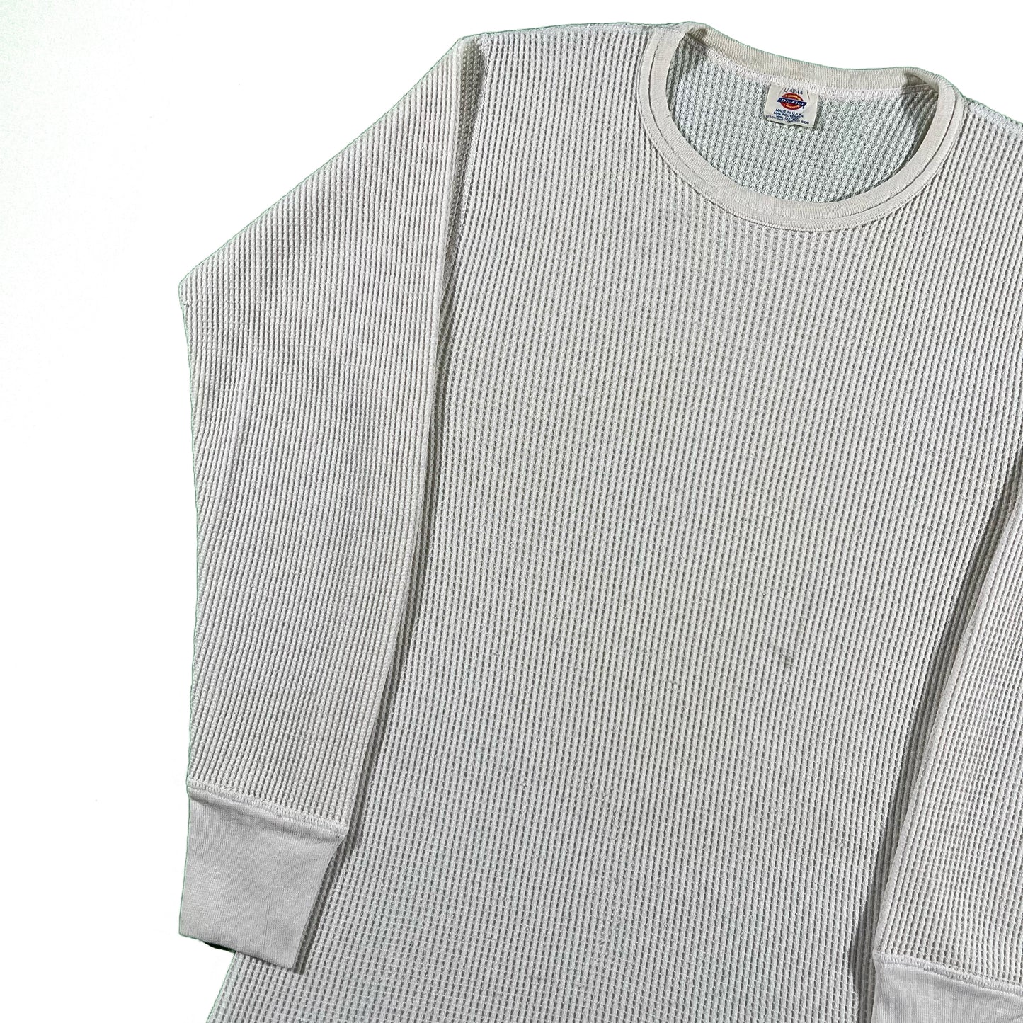 80s Dickies Waffle Knit Thermal- L