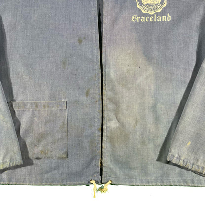 70s Sun Faded Graceland Chambray Jacket- M