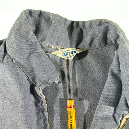 70s Sun Faded Graceland Chambray Jacket- M