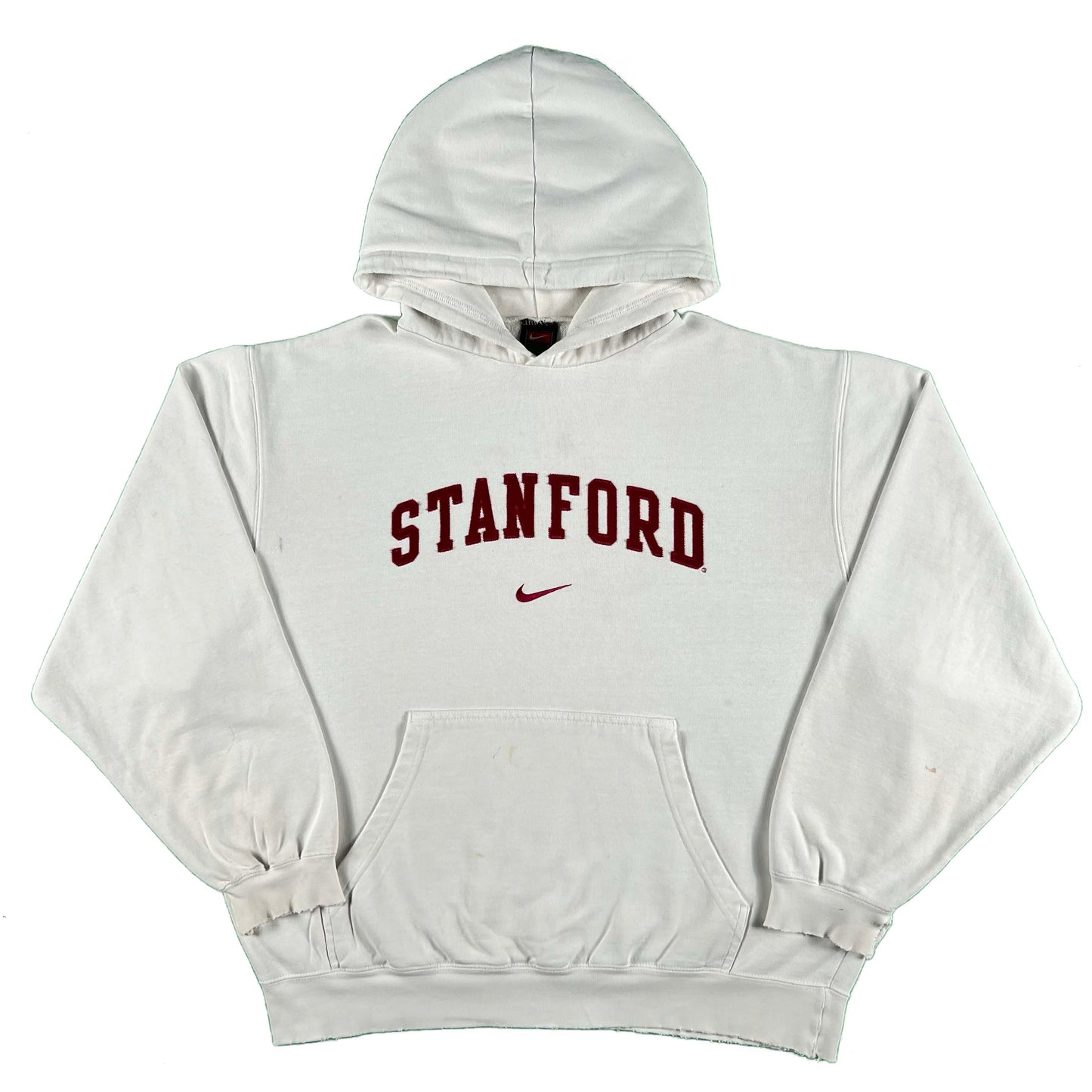 00s Nike Center Swoosh Stanford Hoodie- L