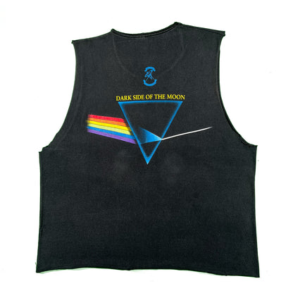 90s Pink Floyd DSOTM Cutoff Band Tee- XL