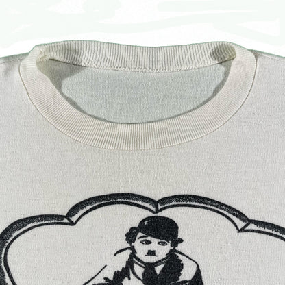 60s Boxy Charlie Chaplin Tee- S