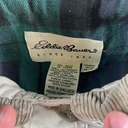 00s Eddie Bauer Flannel Lined Barn Coat- S