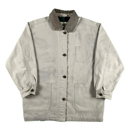 00s Eddie Bauer Flannel Lined Barn Coat- S