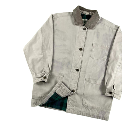 00s Eddie Bauer Flannel Lined Barn Coat- S