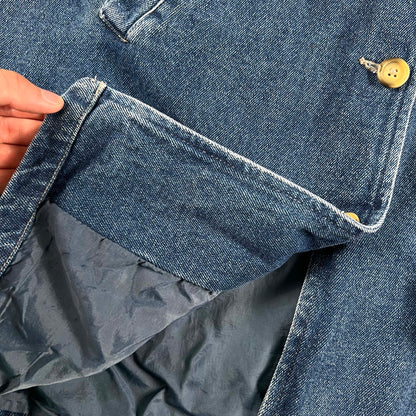 90s Cherokee Dark Wash Denim Barn Coat- L/XL
