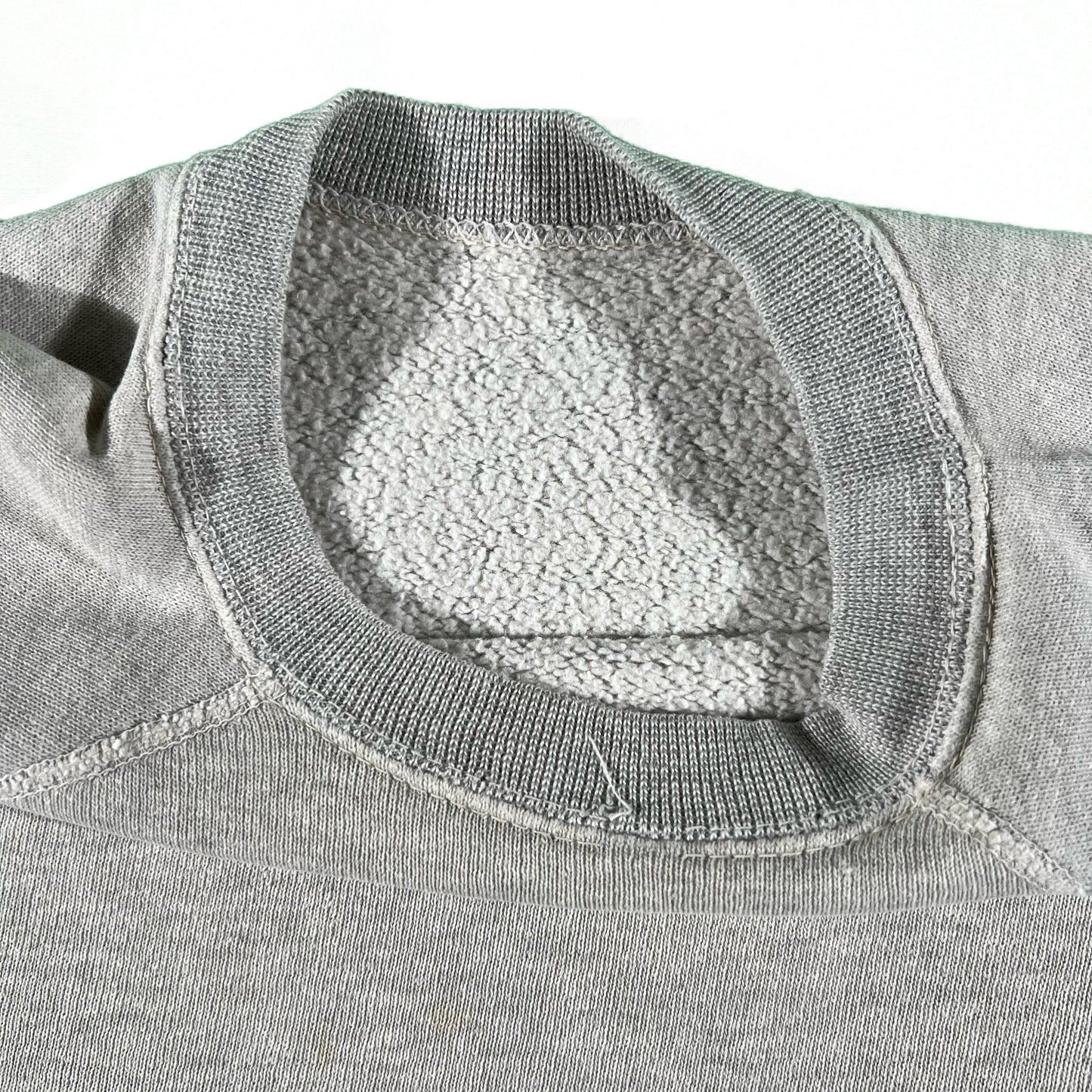 60s Boxy Grey Gusseted Sweatshirt- XS