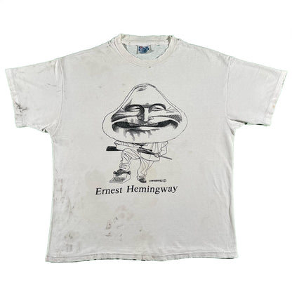 90s Thrashed Ernest Hemingway Tee- XL