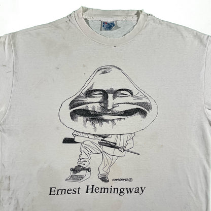 90s Thrashed Ernest Hemingway Tee- XL