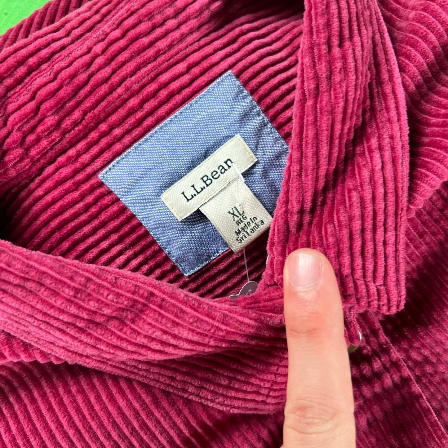 L.L. Bean Corduroy Shackets- SELECT SHIRT