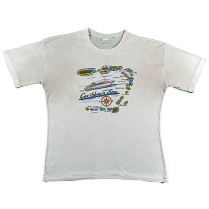 70s Caribbean Sea Tee- XL