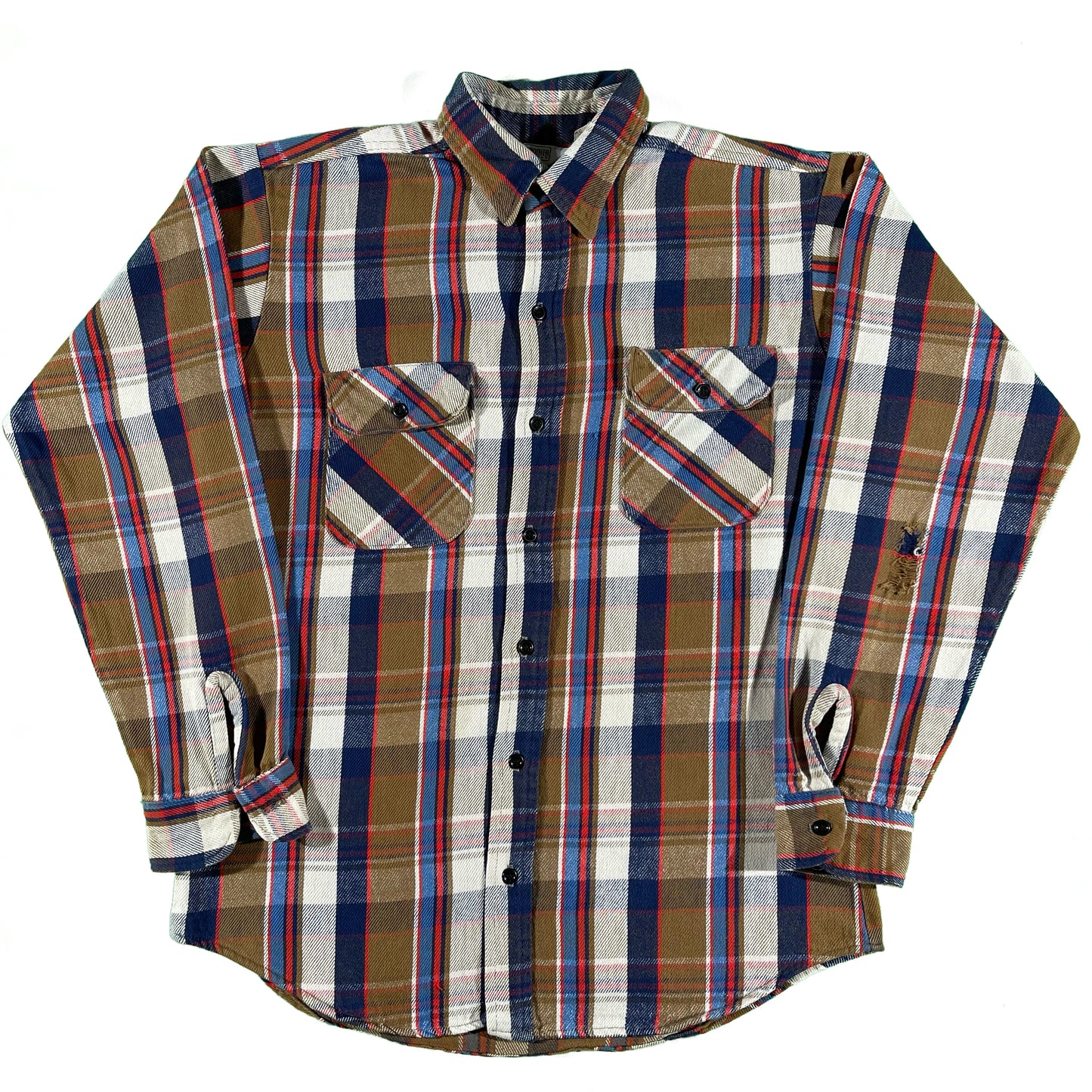 80s 100% Cotton Flannel- L