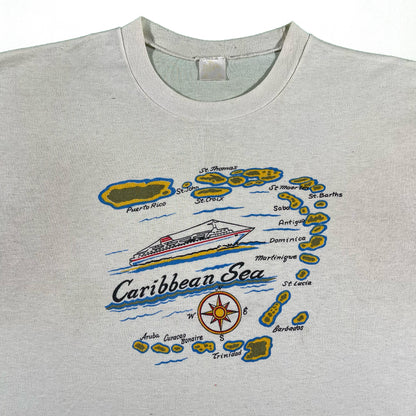 70s Caribbean Sea Tee- XL