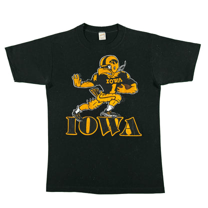70s/80s Iowa Hawks Heisman Football Tee- S