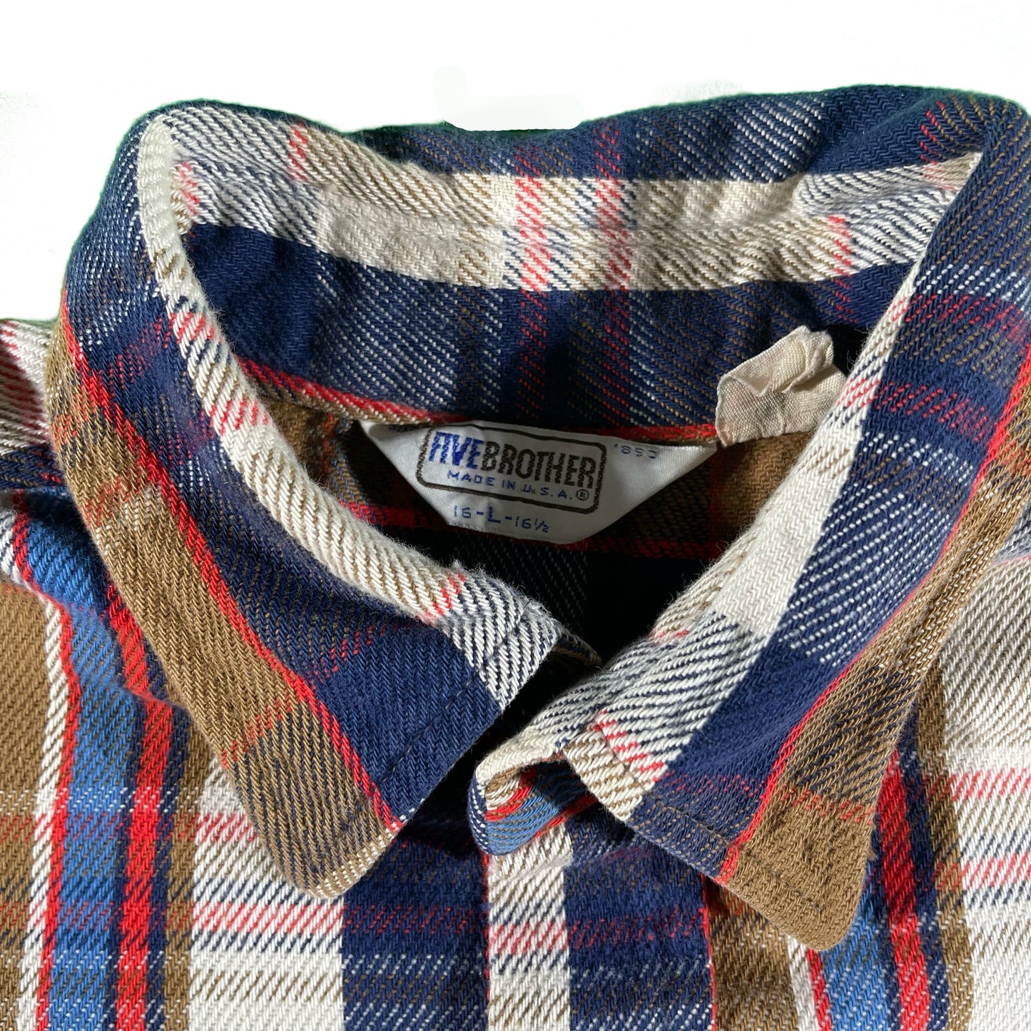 80s 100% Cotton Flannel- L