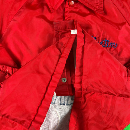 80s Patched Brooklyn Park Baseball Jacket- XS