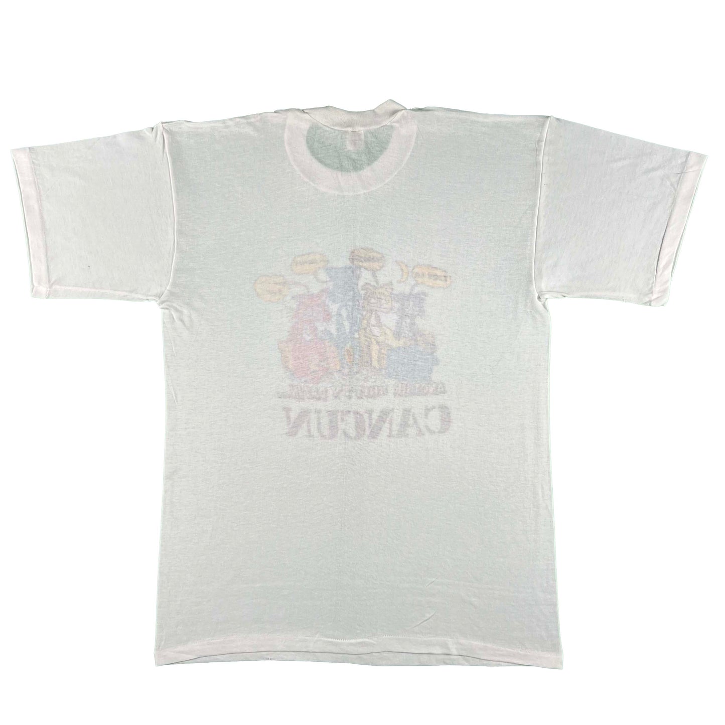 80s 'Another Shitty Day In Cancun' Cats Tee- XL
