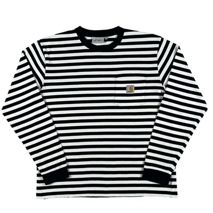 Carhartt Work in Progress Striped Long Sleeve Tee- L