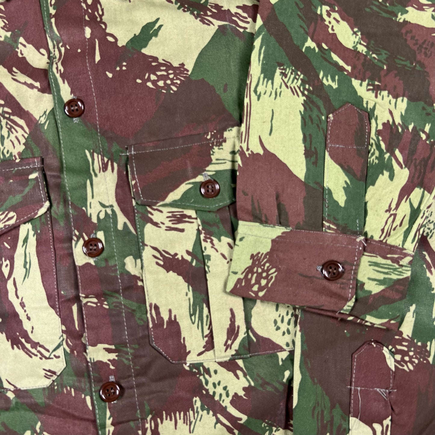 60s/70s DS Portuguese Brush Camo Shirt- SELECT QUANTITY