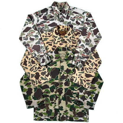 Vintage Duck Camo Utility Shirt- S,M,L,XXL