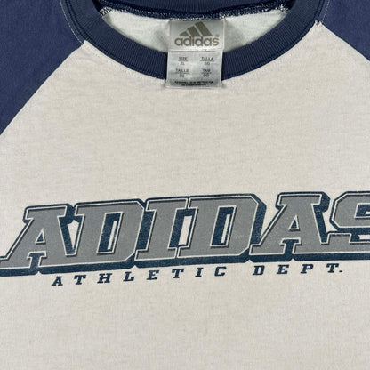 00s Adidas Athletic Dept. Raglan Tee- XL