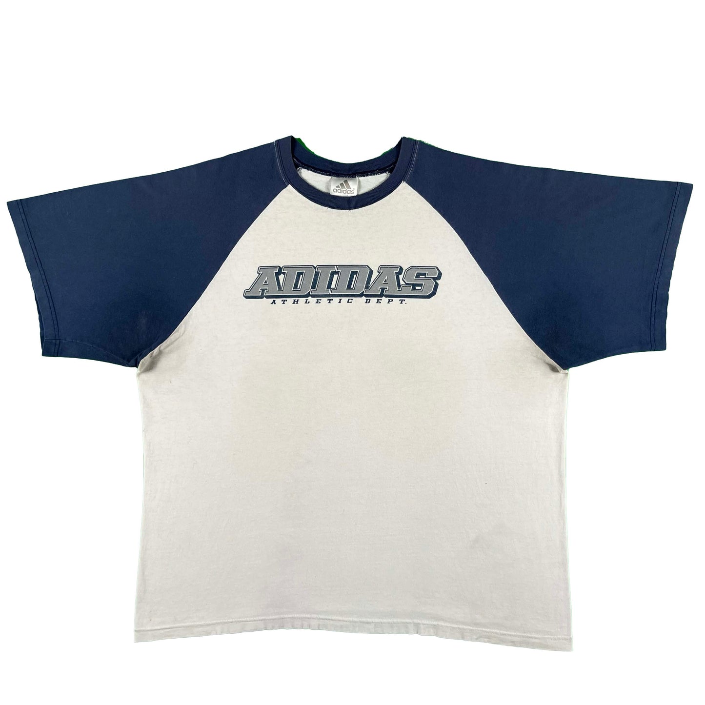 00s Adidas Athletic Dept. Raglan Tee- XL