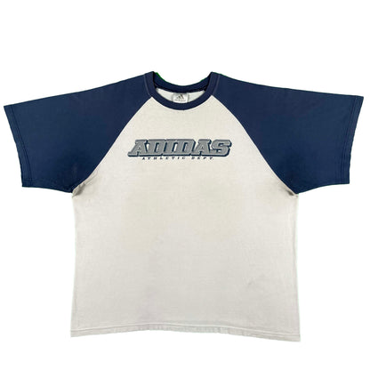 00s Adidas Athletic Dept. Raglan Tee- XL