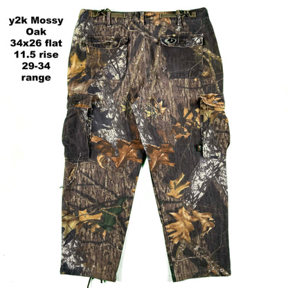 Vintage Baggy Camo Cargo Pants- SELECT PAIR