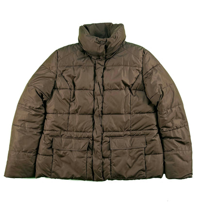 2010 Old Navy Chocolate Brown Puffer Jacket- M