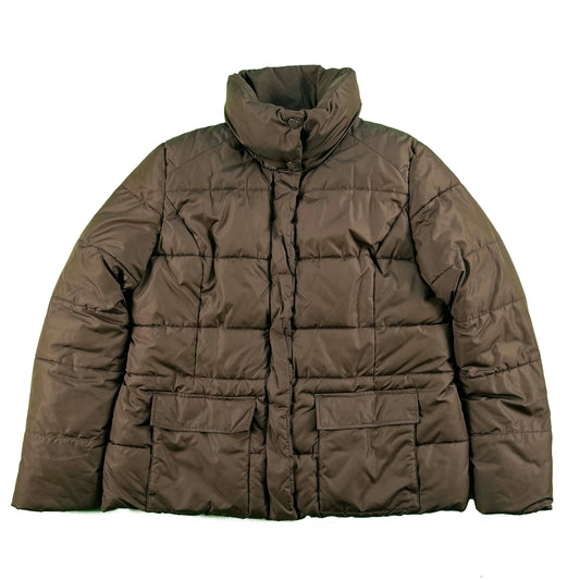 2010 Old Navy Chocolate Brown Puffer Jacket- M