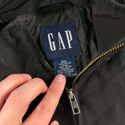 2000 Gap Quilt Lined Nylon Harrington Jacket- XXL