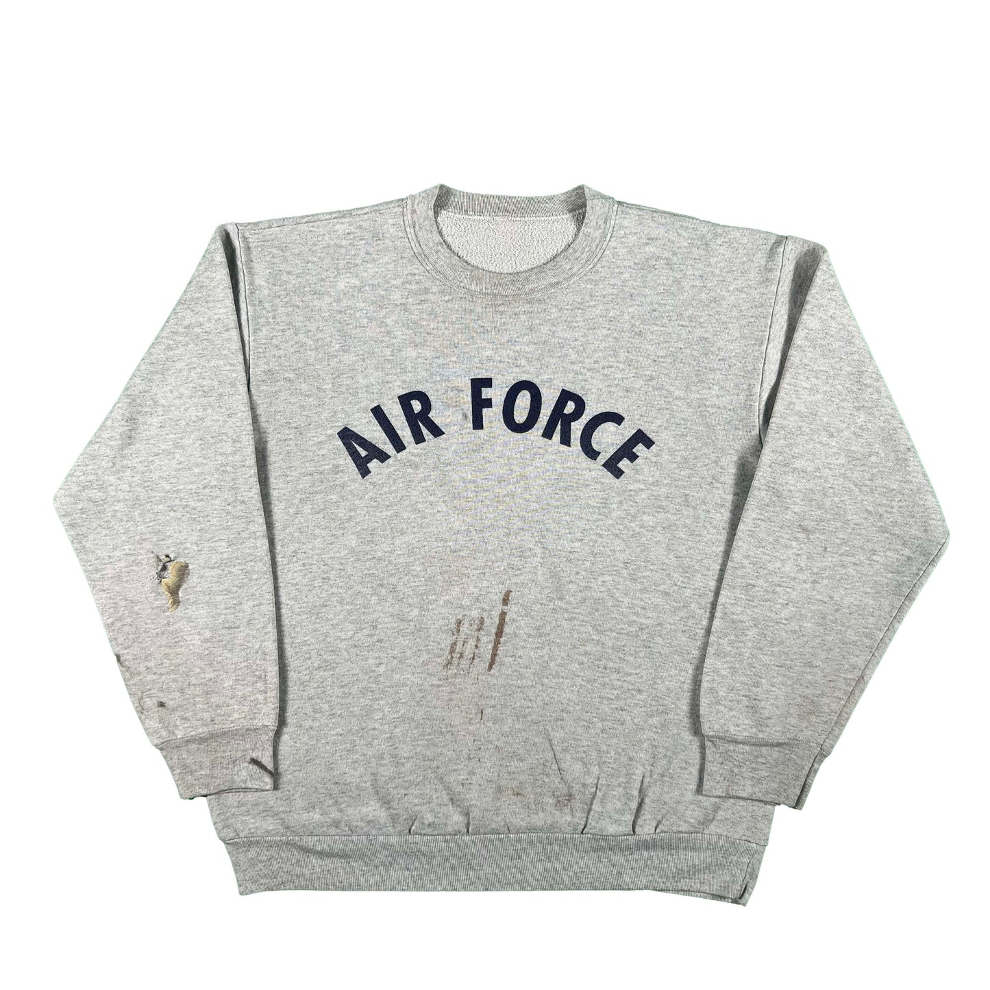 90s Air Force Painter's Sweatshirt- L