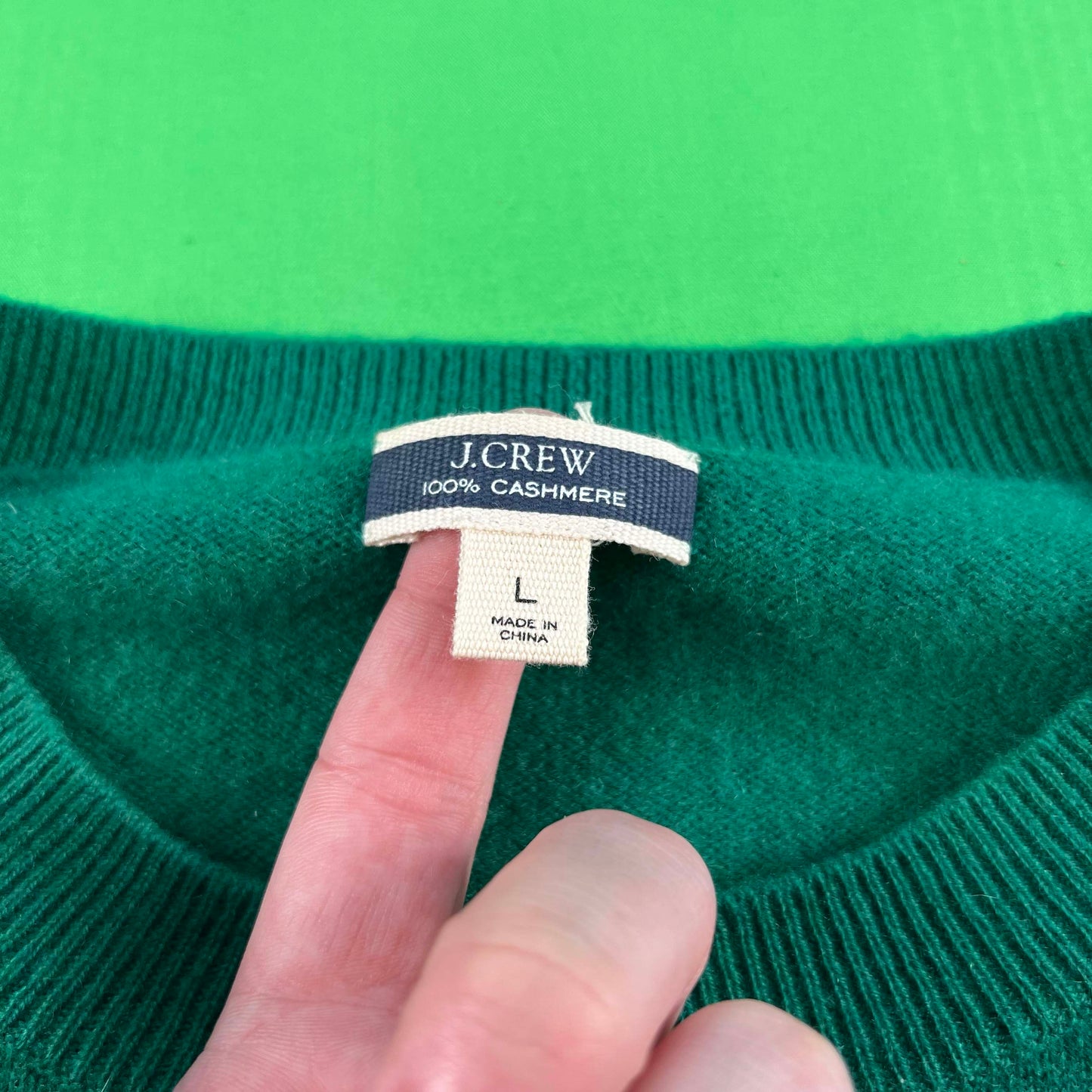 J.Crew Cashmere Sweater- L