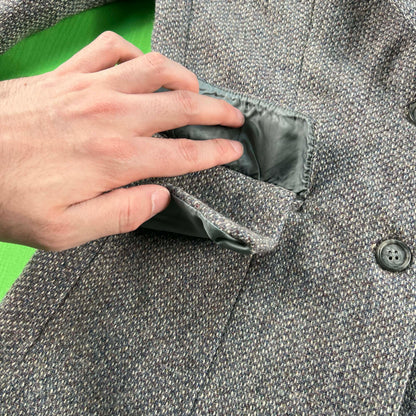 80s Nordstrom Grey Pin Blazer- XS