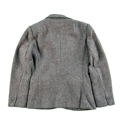 80s Nordstrom Grey Pin Blazer- XS