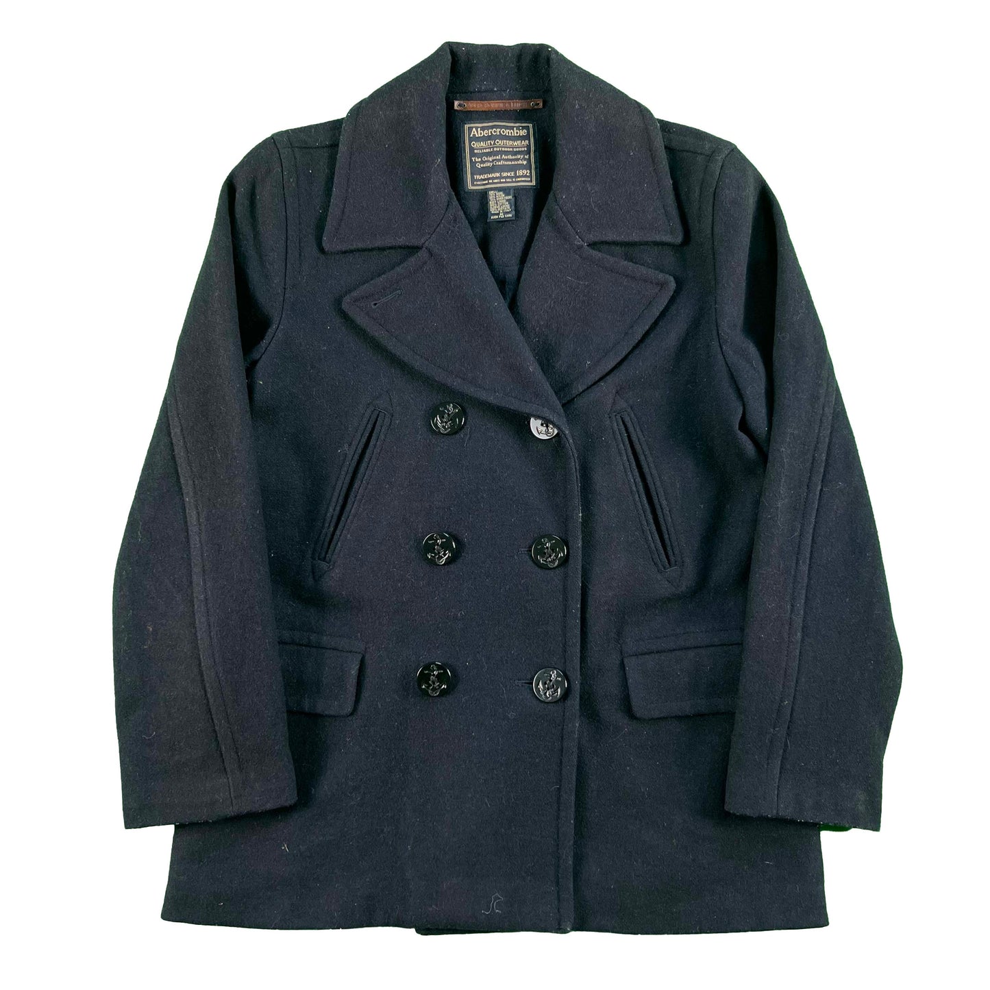 00s Abercrombie & Fitch Peacoat- S