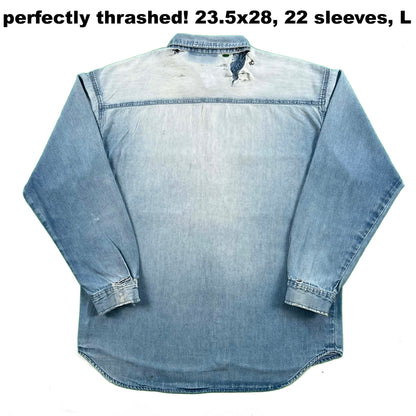 Vintage Denim Button Up Shirts- SELECT SHIRT
