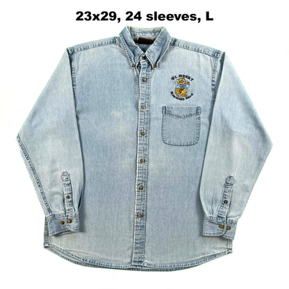 Vintage Denim Button Up Shirts- SELECT SHIRT