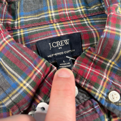 J.Crew 100% Cotton Plaid Button Up Shirts- SELECT SHIRT