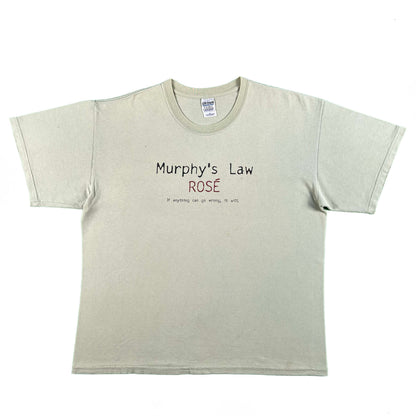 00s Murphy's Law Wine Tee- XL
