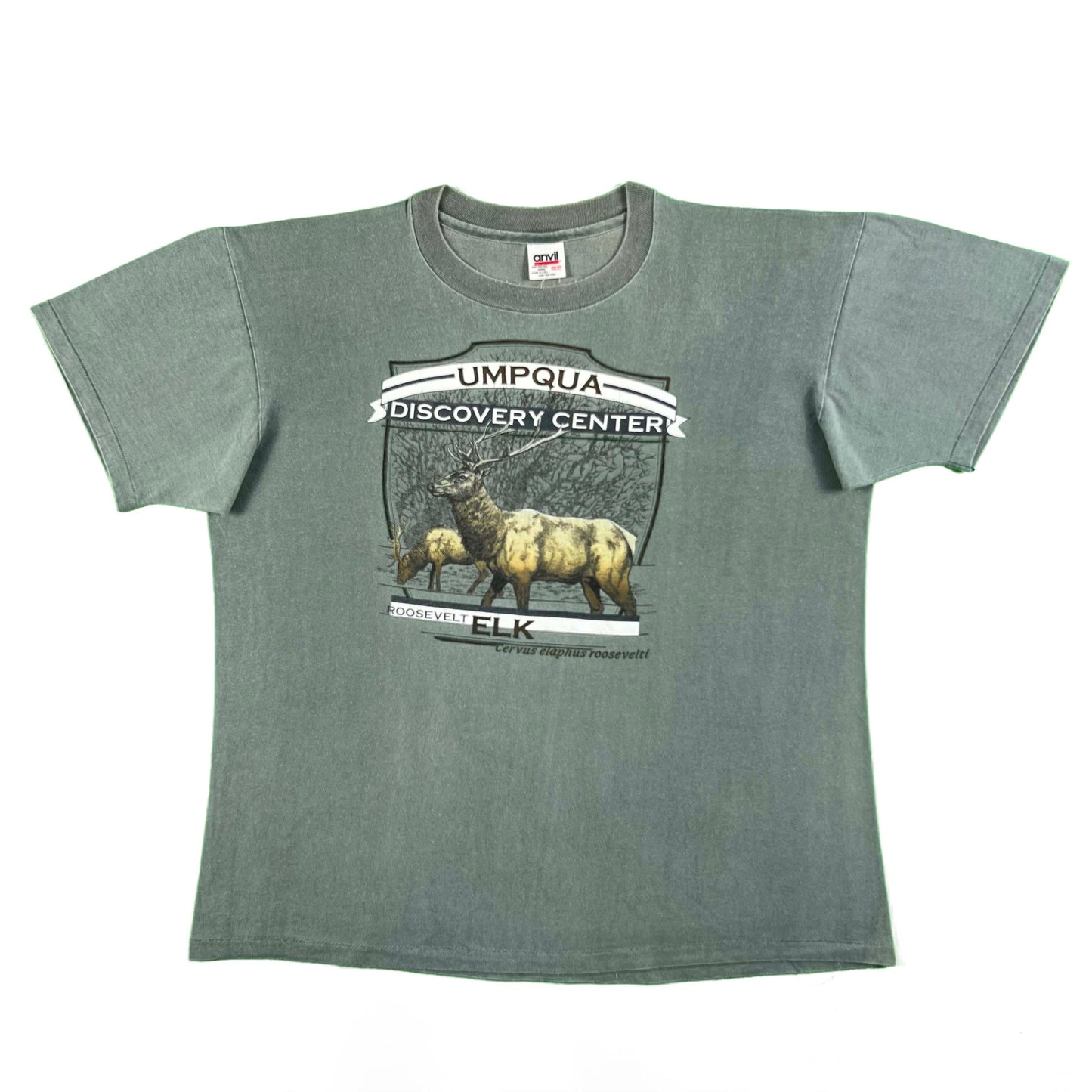 90s Umpqua Oregon Roosevelt Elk Tees- SELECT TEE