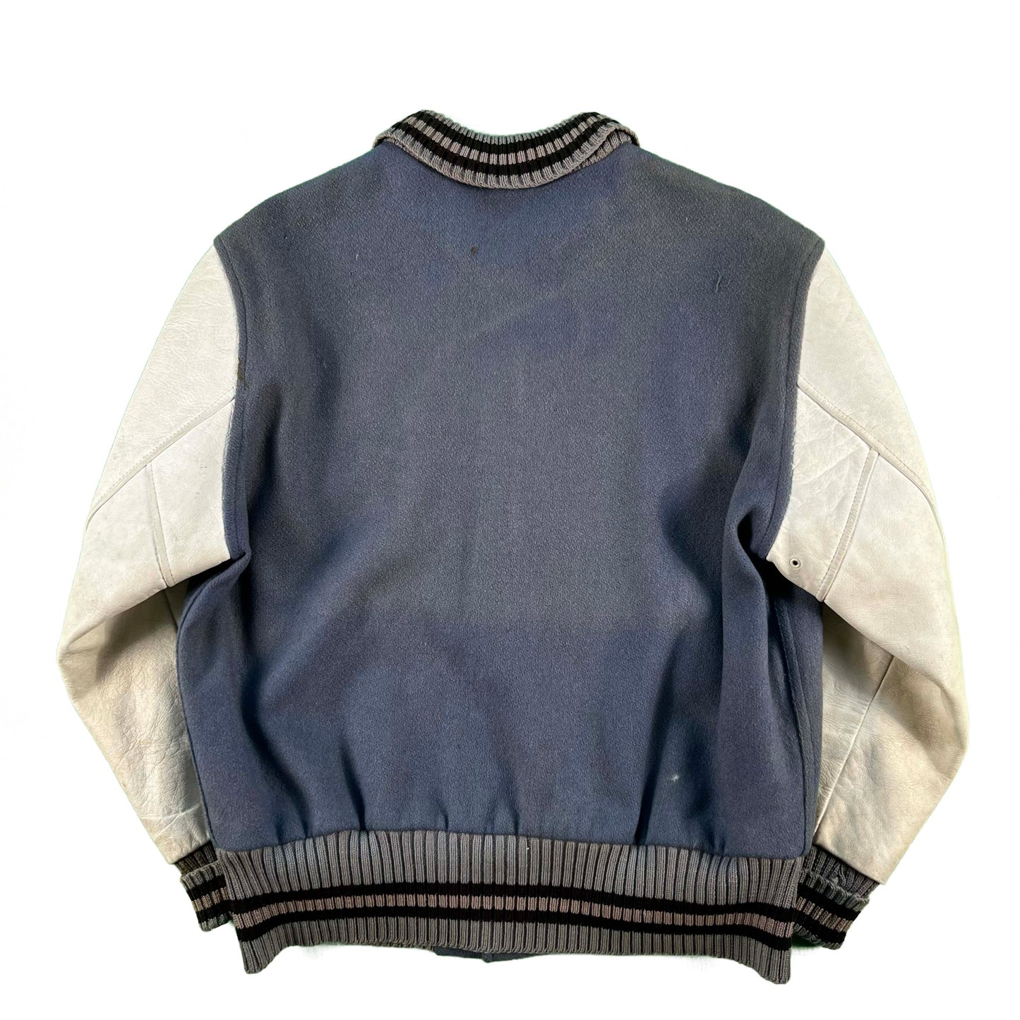 50s Blue Spartans Varsity Jacket- XL