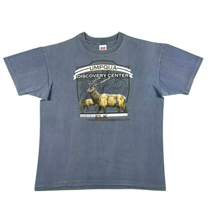 90s Umpqua Oregon Roosevelt Elk Tees- SELECT TEE