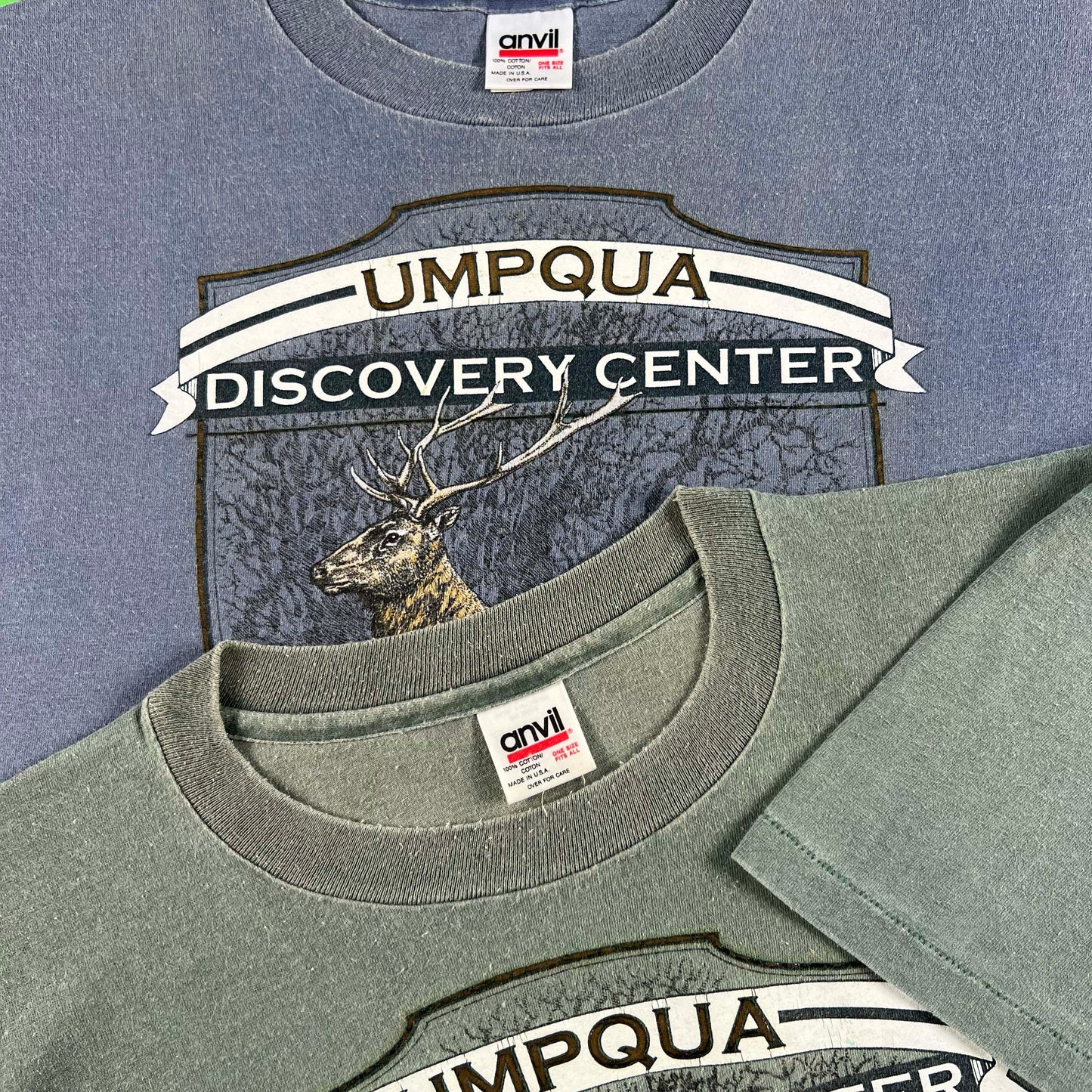 90s Umpqua Oregon Roosevelt Elk Tees- SELECT TEE