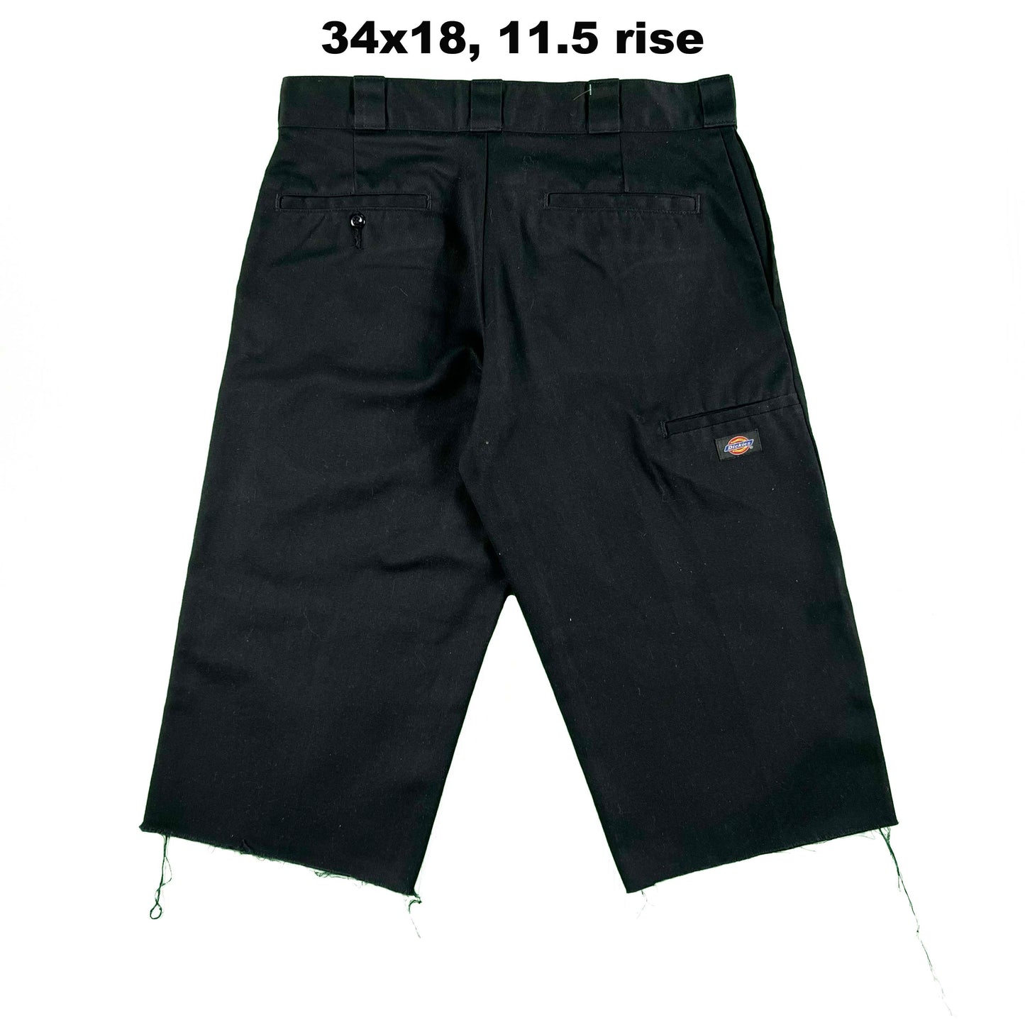 Dickies Black Double Knee Capris- SELECT PAIR