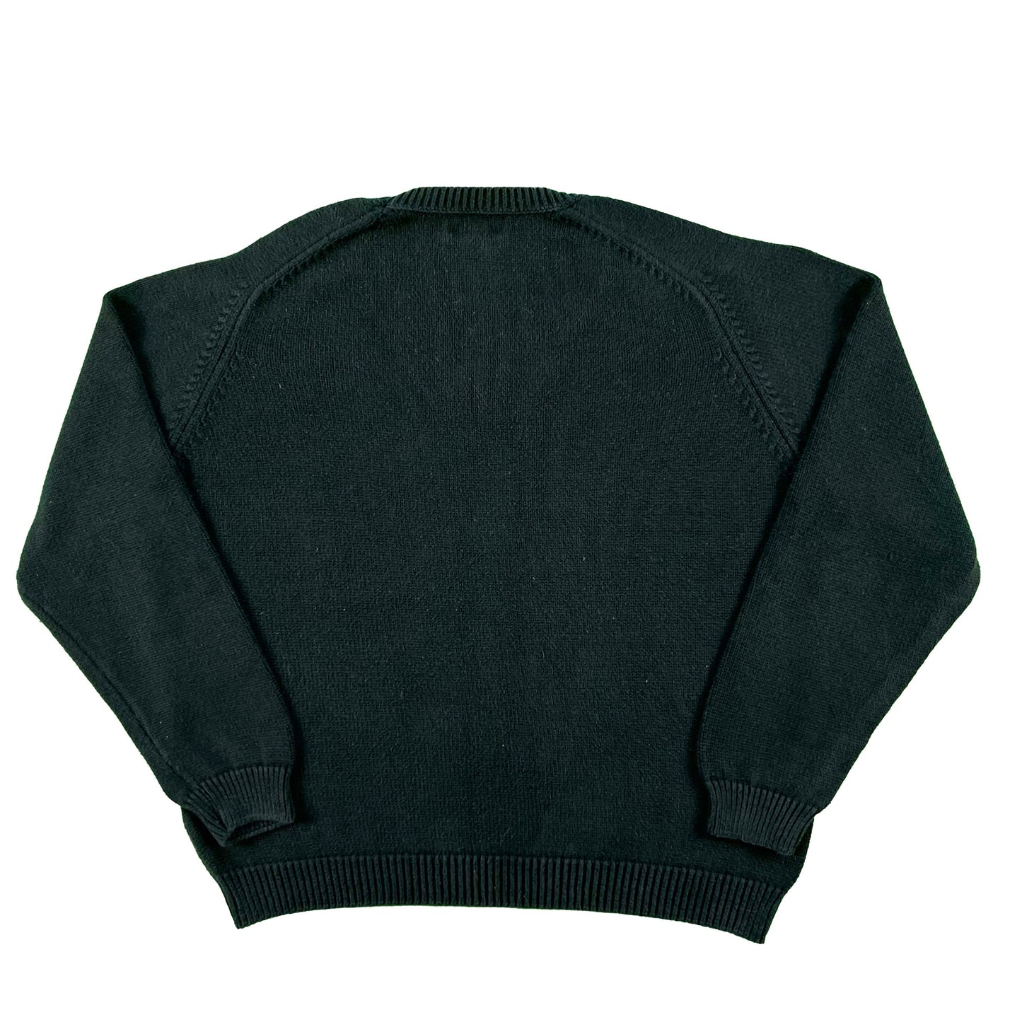 90s Lands' End 100% Cotton V Neck Knit- M