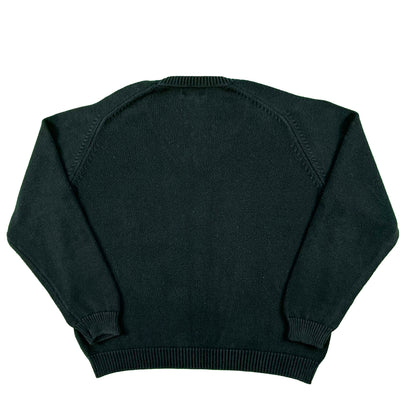 90s Lands' End 100% Cotton V Neck Knit- M