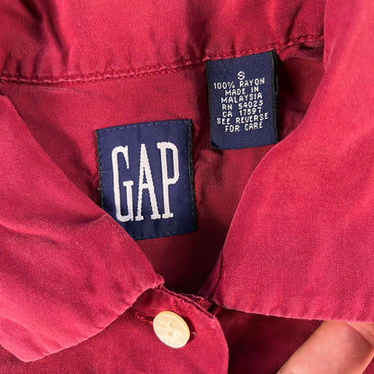90s Gap Rayon Shirt- S